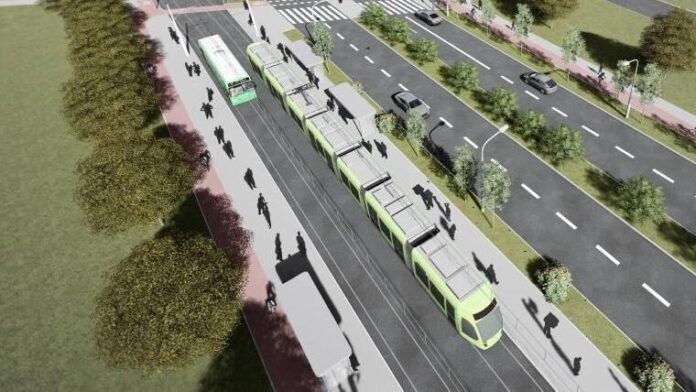 trasa tramwajowa na Naramowice