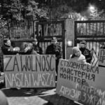 Solidarni z Ukrainą - protest pod Konsulatem Rosji