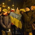 Solidarni z Ukrainą - protest pod Konsulatem Rosji