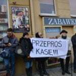Stanisław Michalkiewicz w Poznaniu - protesty