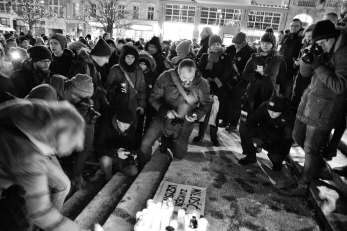Poznaniacy pożegnali prezydenta Adamowicza