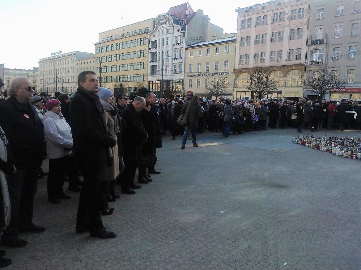 Poznaniacy pożegnali prezydenta Adamowicza