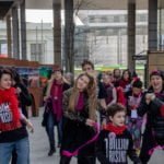 Poznań: Kobiety i mężczyźni zatańczyli przeciwko przemocy seksualnej