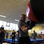 Jacek Jaśkowiak trenuje boks fot. UMP
