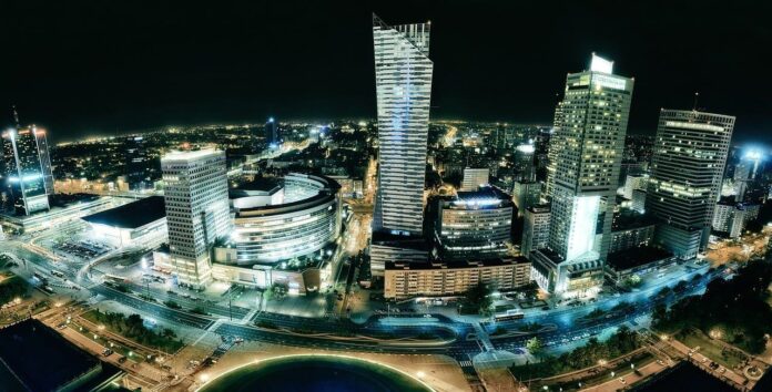 Warszawa noc