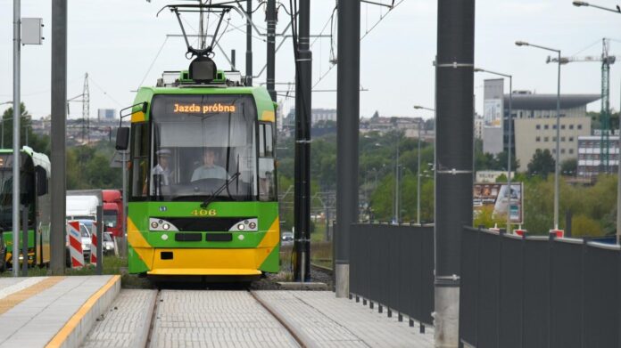 GTR pierwszy przejazd tramwaj fot. UMP