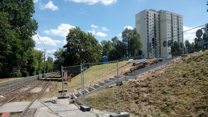 remont schodów Rataje fot. czytelnik