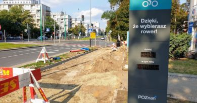 Poznań: Budowa Rowerowej Trasy Grunwaldzkiej dobiega końca