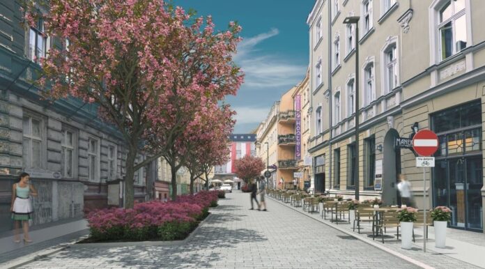 ulica Kwiatowa wizualizacja fot. ZDM