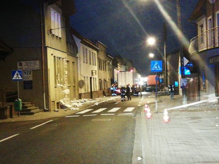 wypadek dk 32 fot. OSP Rakoniewice