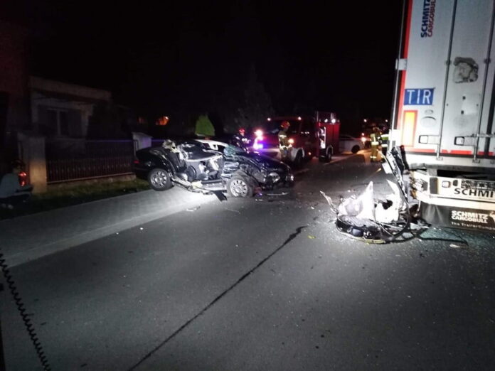 Wypadek fot. OSP Opatówek