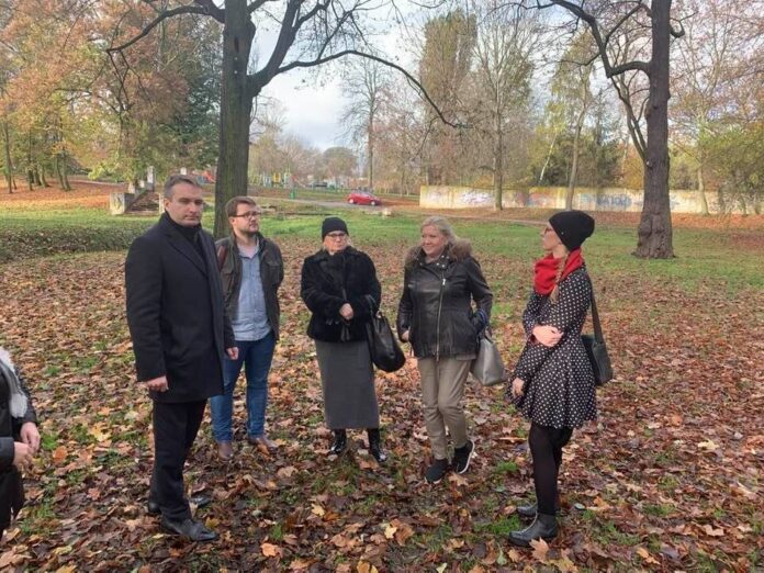 Park Selągowski robocze spotkanie fot. FB
