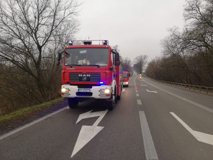 Wypadek 3 fot. OSP Wysoka