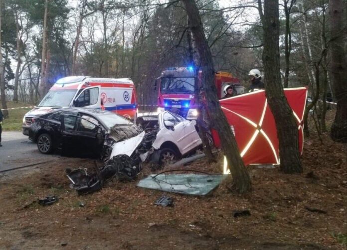Wypadek fot. OSP Golina