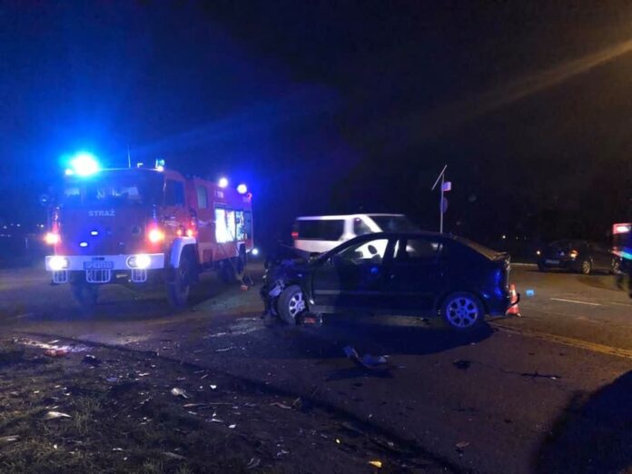 wypadek fot. OSP w Kleszczewie