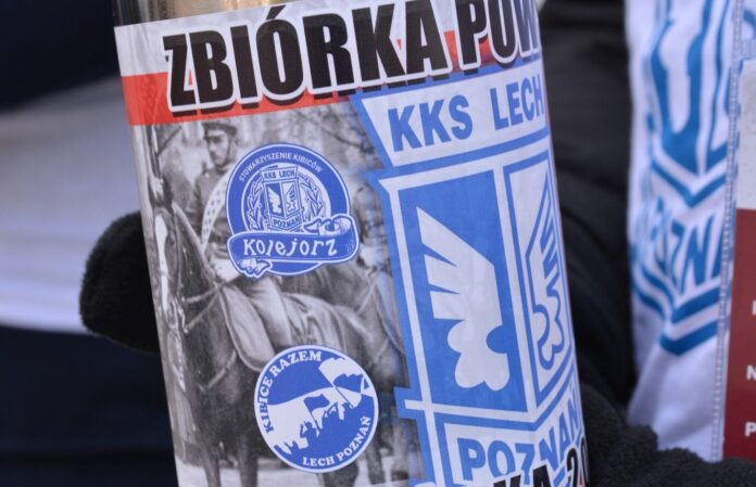 zbiórka kibiców Lecha i WOT fot. Karolina Adamska