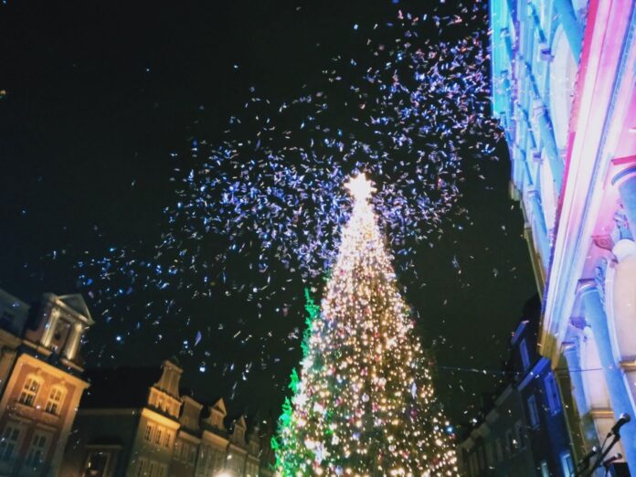 Poznań nocą