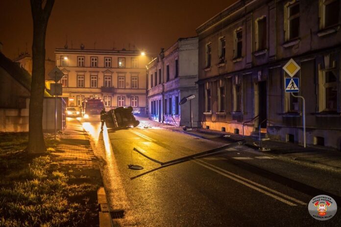 Kolizja fot. OSP Koźmin Wlkp.
