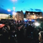 Poznań: Łańcuch Światła po raz kolejny wsparł sędziów