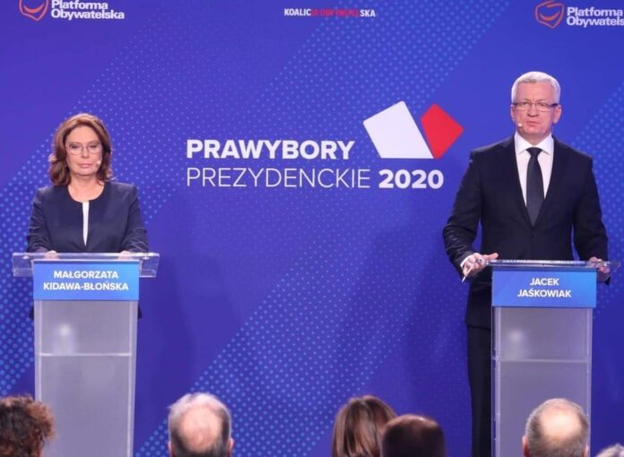 Małgorzata Kidawa-Błońska kontra Jacek Jaśkowiak fot. PO