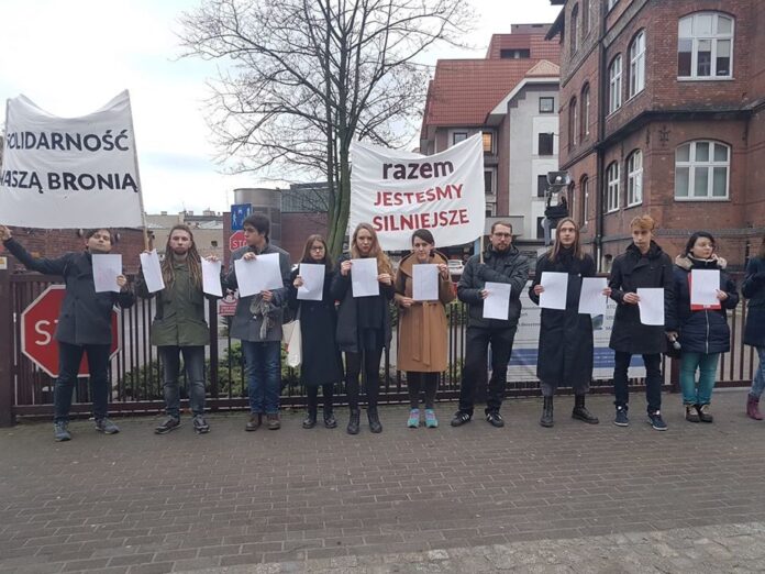 Pikieta szpital Polna archiwum fot. FB organizatorów