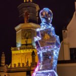 Poznań: Lodowe rzeźby i tłumy podziwiających