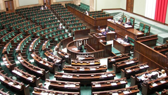 Sejm RP, sala plenarna fot. Piotr VaGla Waglowski