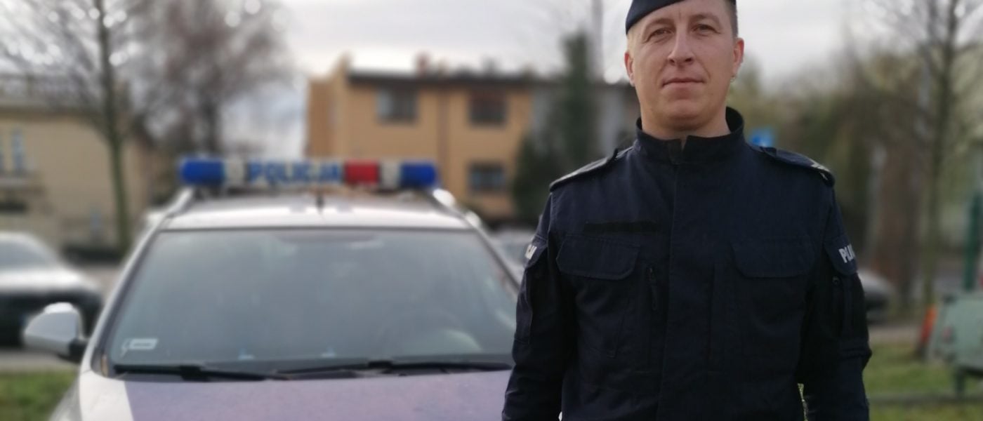 st. sierż Piotr Przybylski fot. policja