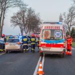 Koźmin Wielkopolski: Śmigłowiec LPR, kolizja drogowa i strażacy ochotnicy