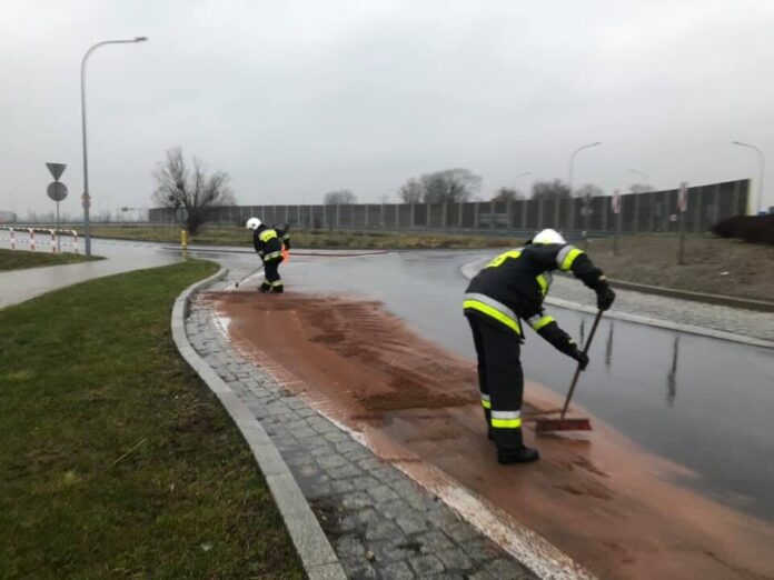 Węzeł Kleszczewo fot. OSP Kleszczewo
