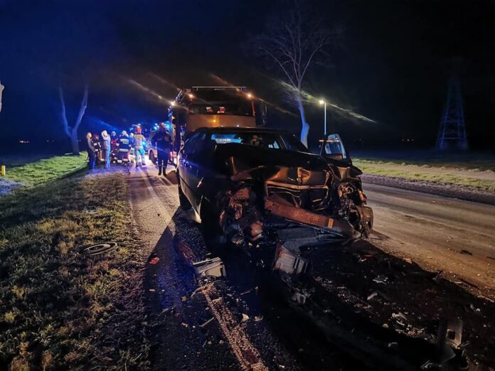 wypadek fot. OSP Granowo