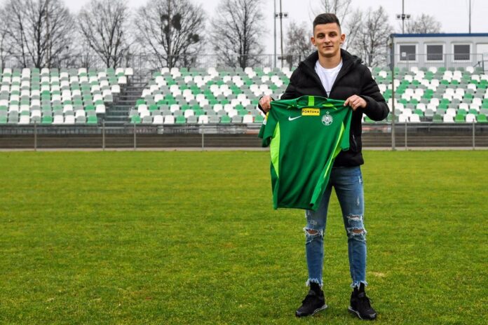 Jakub Apolinarski fot. Piotr Leśniowski Warta Poznań