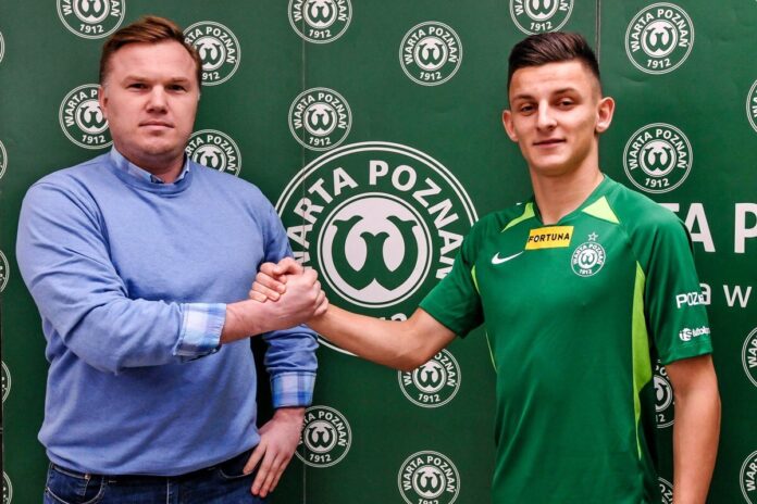 Jakub Apolinarski fot. Piotr Leśniowski Warta Poznań