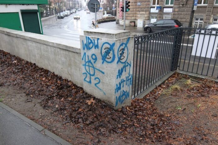 park Wilsona graffiti fot. ROŚŁ