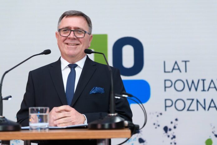 Starosta Jan Grabkowski fot. Powiat Poznański