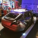 Konin: Porsche wbiło się w tył ciężarówki na A2