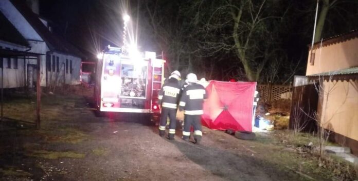 wypadek fot. OSP Czempiń