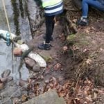 Poznań: Rzeka zanieczyszczona! Strażnicy ustalili, skąd płynie substancja ropopochodna