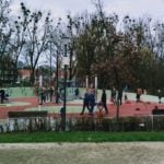 Poznań: W parku Wodziczki znów jest kałuża. I drzewa z napisami