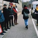 Poznań: Portierzy i portierki pikietowali przed sądem. Nadal nie dostali wynagrodzeń