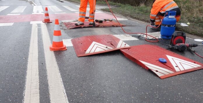 próg wyspowy Koszalińska fot. ZDM