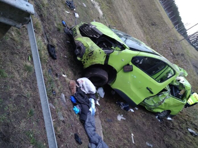 wypadek 3 fot. OSP Brójce