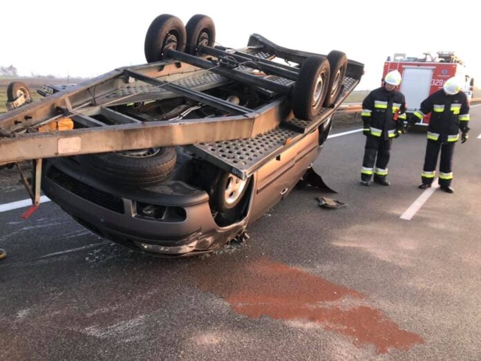 wypadek 6 fot. OSP Kleszczewo