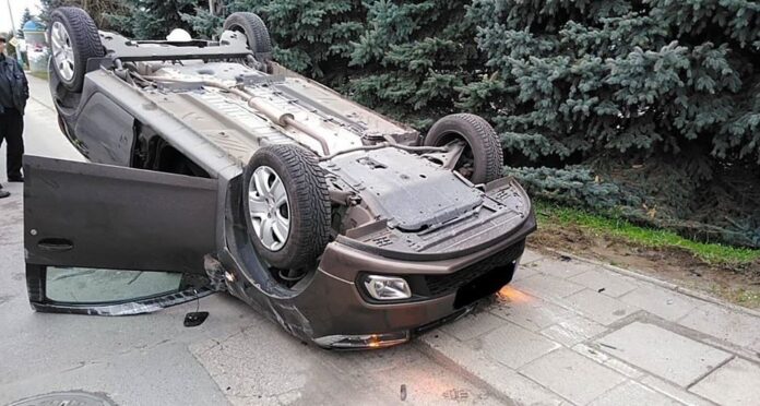 wypadek fot. OSP Pniewy