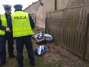 Piła: Wypadek motocyklisty pod Wągrowcem