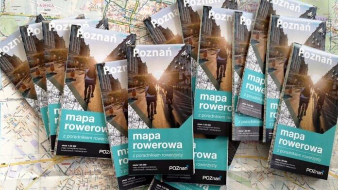 Poznań mapa rowerowa fot. ZDM