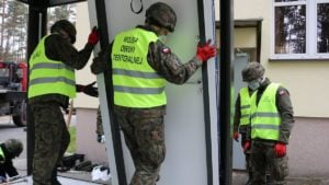Kalisz: Terytorialsi rozbudowali doraźną izbę przyjęć w Wolicy