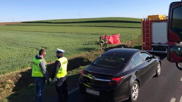 wypadek 2 fot. OSP Krobia