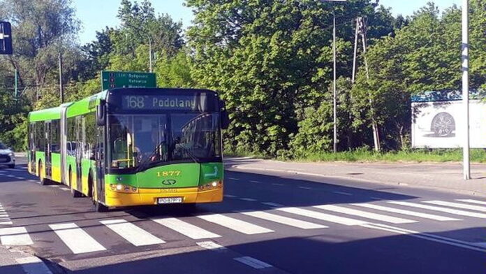 autobus linii nr 168 fot. ZTM