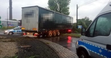 ciężarówka fot. policja Kalisz